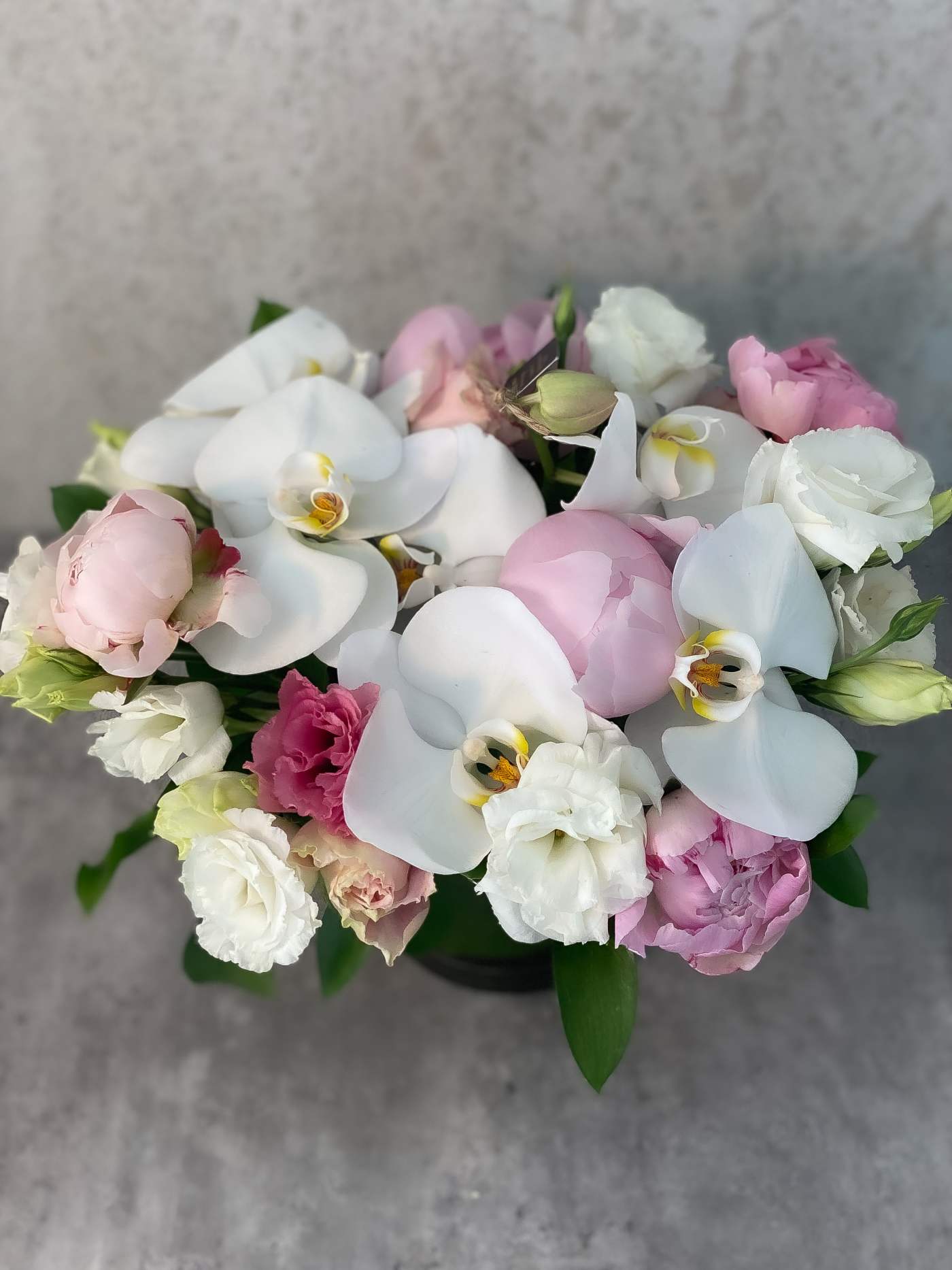 Luxury Peonies & Orchids Arrangement – Same Day Flower Delivery Los Angeles