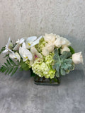 Mother’s Day White Flower Arrangement in Vase – Same Day Delivery Los Angeles