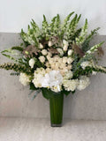 Luxury White Flowers in Tall Vase – Premium Delivery Los Angeles