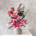 Pink Stargazer Lily Arrangement – Same Day Flower Delivery Los Angeles