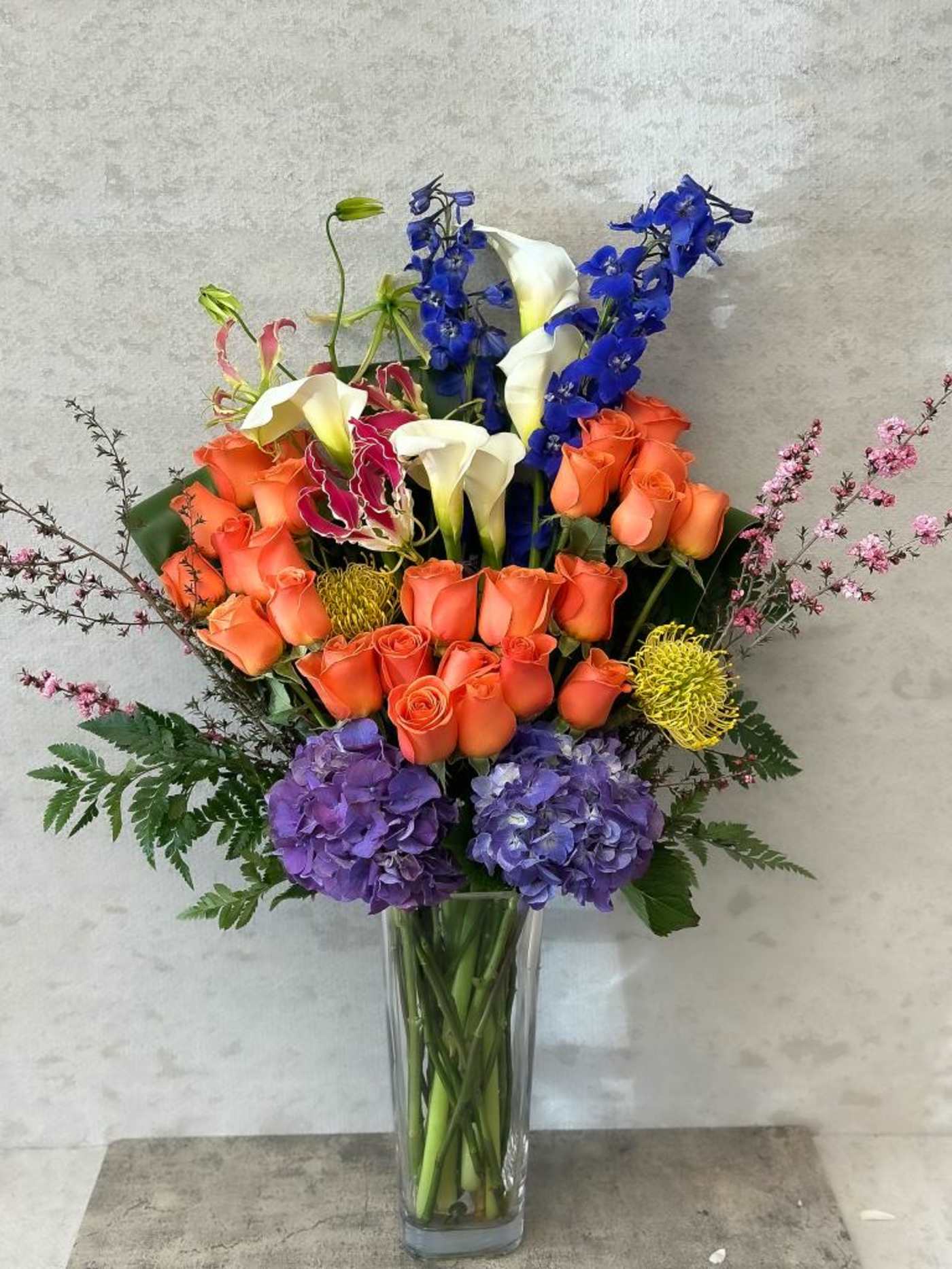 Orange Roses Bouquet – Same Day Flower Delivery Los Angeles