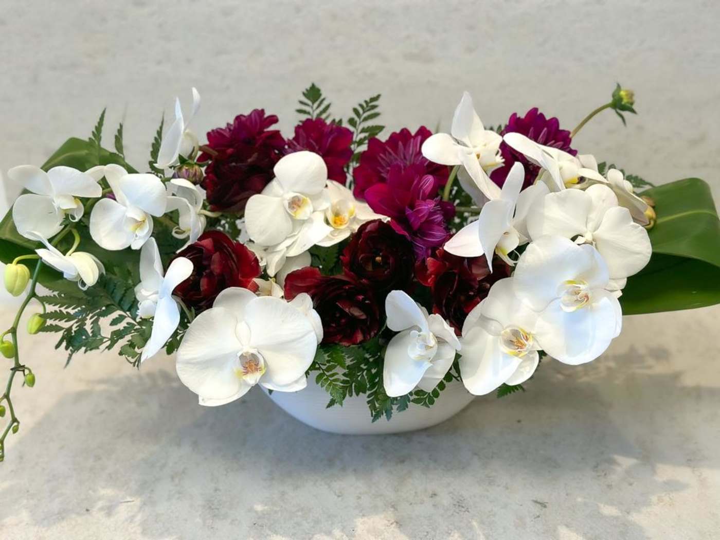 Luxury orchid arrangement