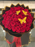 25 Red Roses Bouquet – Luxury mother's Day Flowers – Same Day Delivery Los Angeles